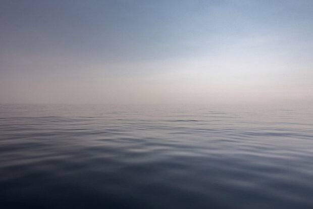 Smooth water surface