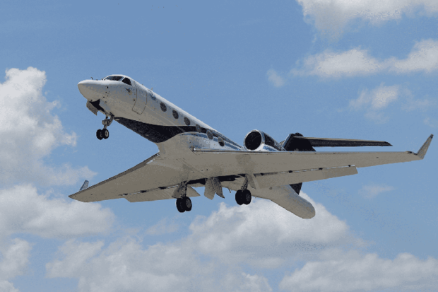 Hurricane hunting jet