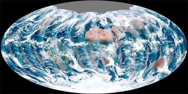 Satellite image of Earth from the VIIRS radiometer