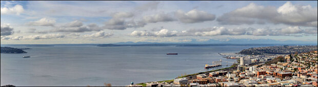 Puget Sound as viewed from the Space Needle