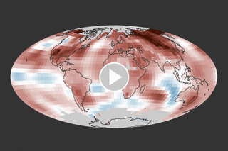 Map image for 2017 was Earth&#039;s third-warmest year on record