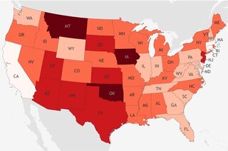Map image for The U.S. drought vulnerability rankings are in: How does your state compare?  
