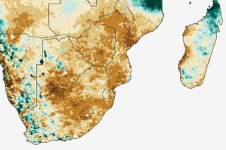 Map image for A not so rainy season: Drought in southern Africa in January 2016