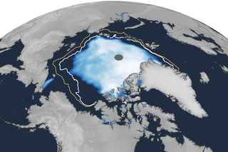 Map image for 2024 Arctic Report Card: The amount of sea ice that survives Arctic summer is roughly half of what it used to be