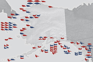 Map image for 2018 Arctic Report Card: Red tides and other toxic species expanding across the Arctic, increasing risks to marine mammals and humans