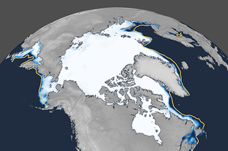 Map image for Unexceptional Arctic sea ice maximum in 2020