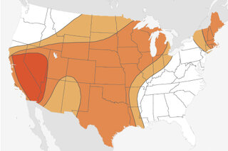 Map image for Data Snapshots: October 2013 Temperature Outlook