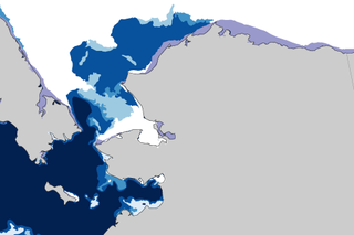 Map image for Low sea ice in the Chukchi Sea off Alaska
