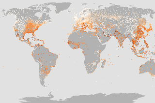 Map image for Brief periods of dangerous humid heat arrive decades early
