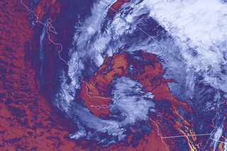Map image for Winter storm brings destructive mudslides to California in January 2018