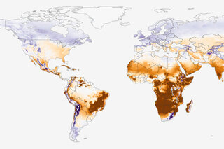 Map image for Mild weather losses from climate change won&#039;t be shared equally