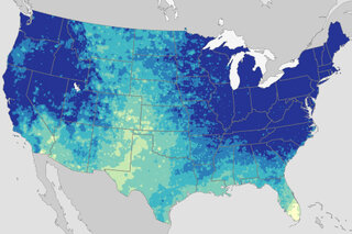 Map image for Prepare for more downpours: Heavy rain has increased across most of the United States, and is likely to increase further