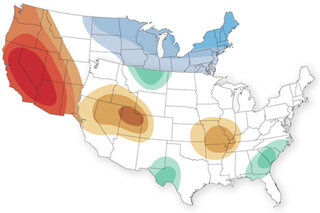 Map image for Outlook for November 2019 tilts cold for Great Lakes and Northeast, dry for mountain West
