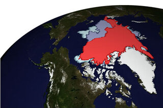 Map image for Arctic Sea Ice Reaches 3rd Lowest Minimum Extent