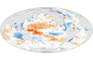Map image for Ocean Saltiness Provides Clues to Precipitation Patterns