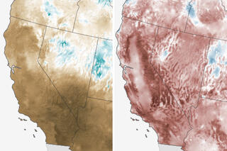 Map image for Winter storms bring only fleeting relief to drought-stricken California