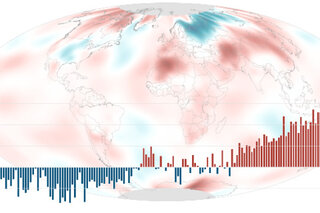 Map image for Globe has third warmest May on record