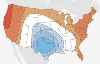 Map image for June Outlook: Heat for the West, more rain in the Plains [Updated] 