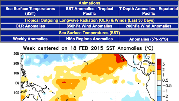 Example thumbnail image for El Niño-Southern Oscillation - Indicators and technical discussions
