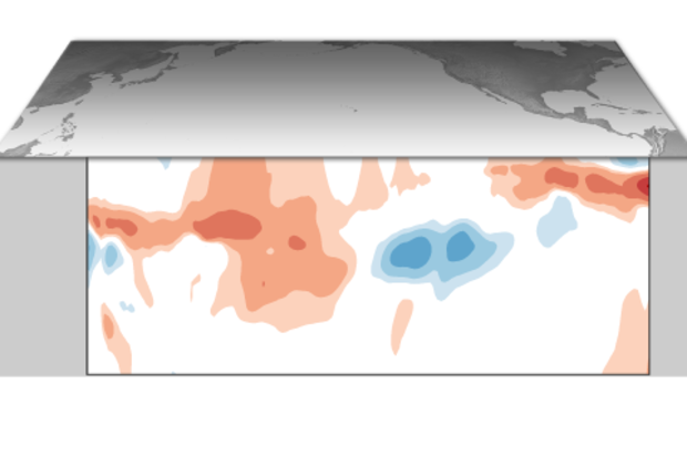 Equatorial subsurface temperature anomalies