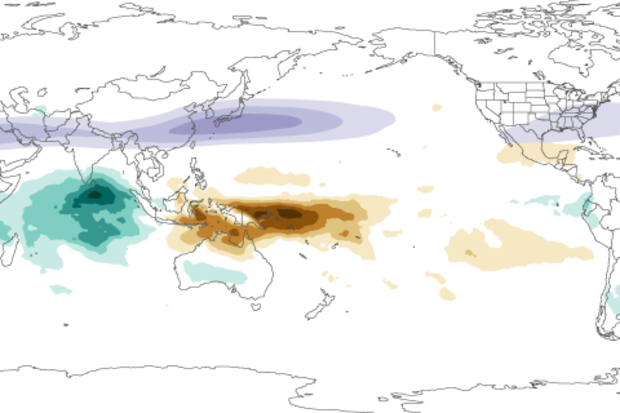 Averages of all January–March MJO events from 1979–2016