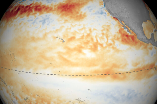 Sea surface temperature July 2018