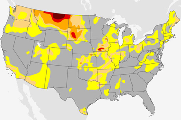 Drought map
