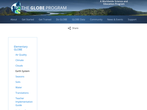Elementary GLOBE Earth Systems Module