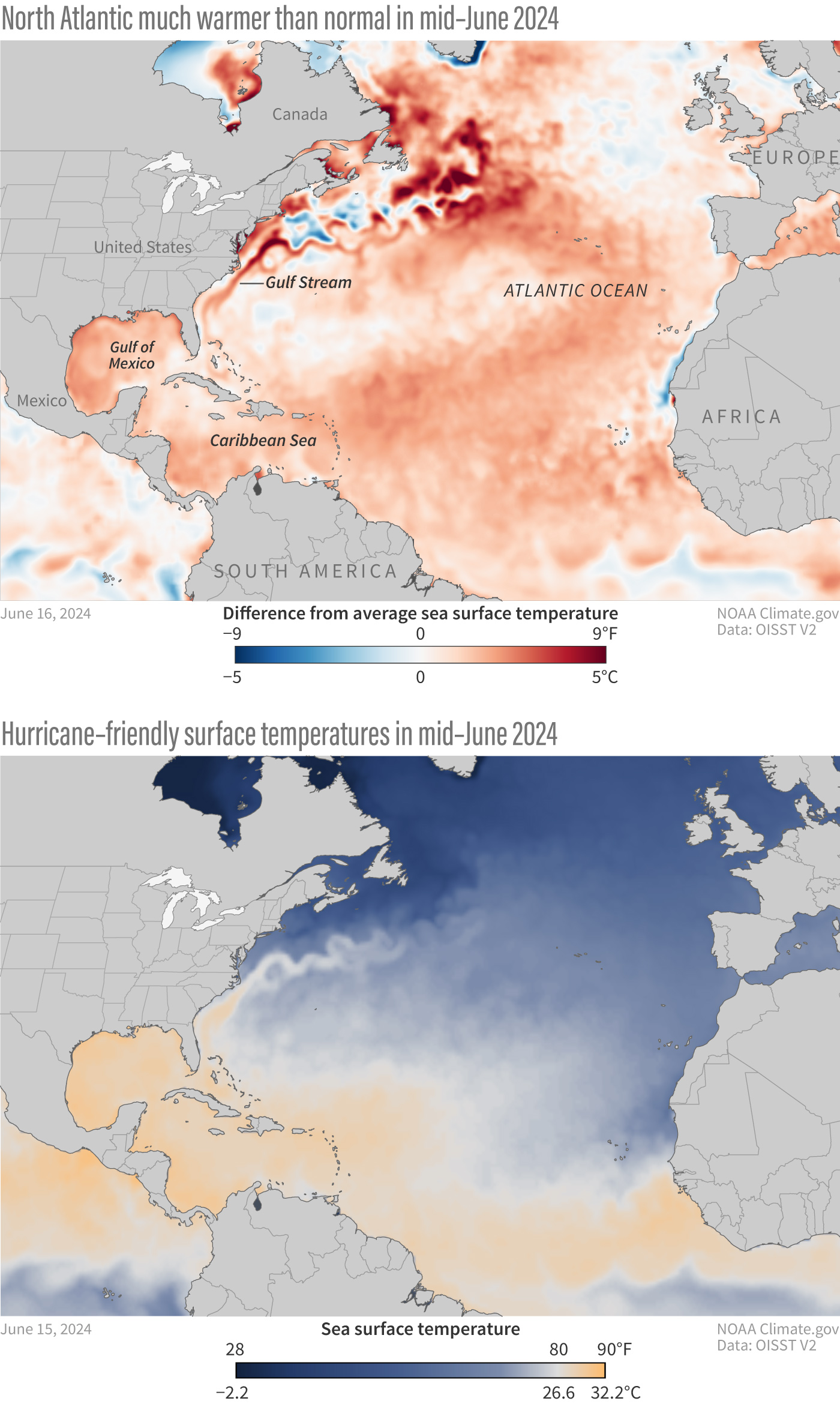 For more than a year, the North Atlantic has been running a fever