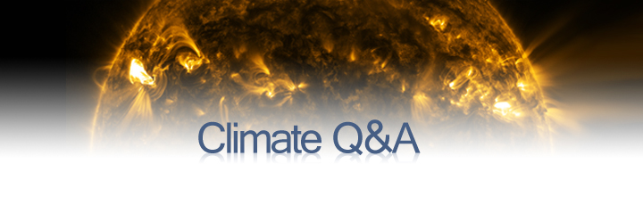 Sun and Climate Q&A Banner