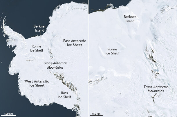 Antarctica map